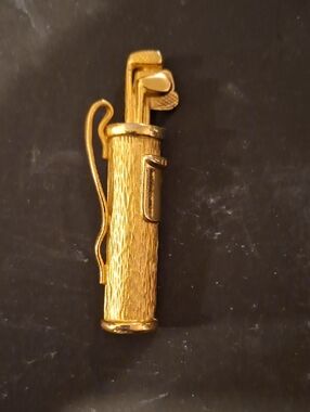 Napier Goldtone Golf Bag Brooch Pin
